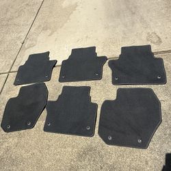 Genuine Volvo S60 Floor Mats - Carpeted, Offblack - For S60L / S60 Inscription Models