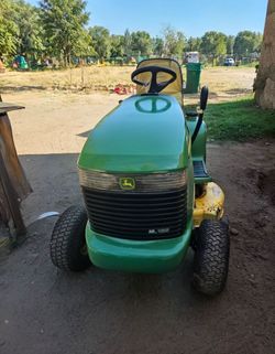 JOHN DEERE LX288 W/38" DECK 36" DECK 18HP KAWASAKI ENGINE