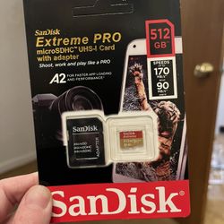 SanDisk Extreme Pro 512 GB UNOPENED 