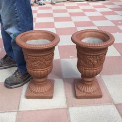 New Flower Pots Made Out Of Cement Perfect Gift 
