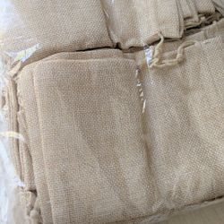 New 50 Burlap Bags With Drawstring Gift Jute Bags