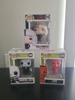 Funkos POP Jack and Cruella