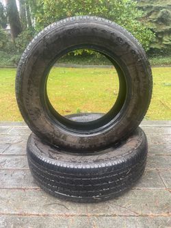 2 used 205/65R16 firestone tires