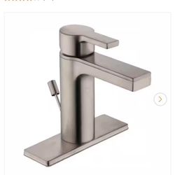 brand new glacier bay brushed nickel single hole faucet