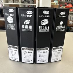 Thick Ultra Pro Sports Card Binders-Brand New 