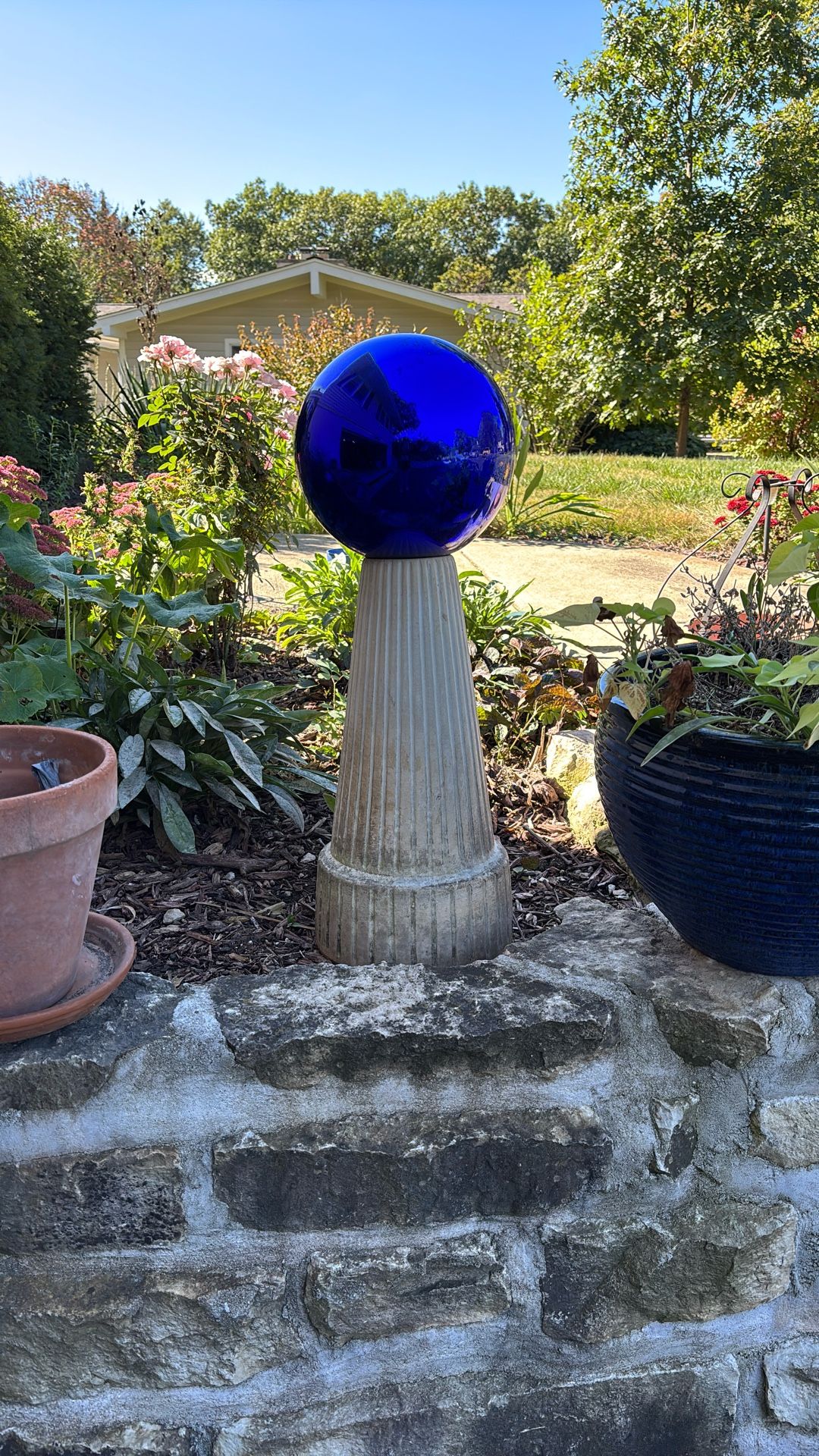 Gazing balls with Stands