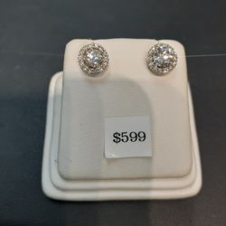 Diamond Jacket For Stud Earrings 