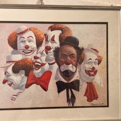 ROBERT OWEN CLOWN PRINT
