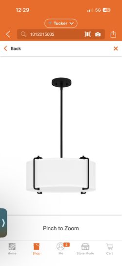 Brookley 4-Light Matte Black Shaded Pendant Light with White Fabric Shade