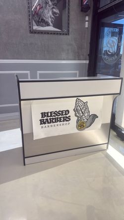 Reception Desk with Custom Branding