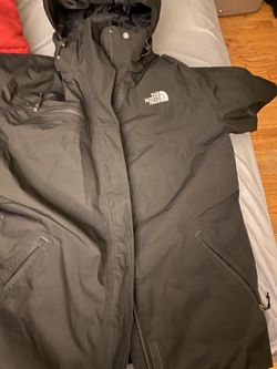 North face large woman 3 in 1 coat