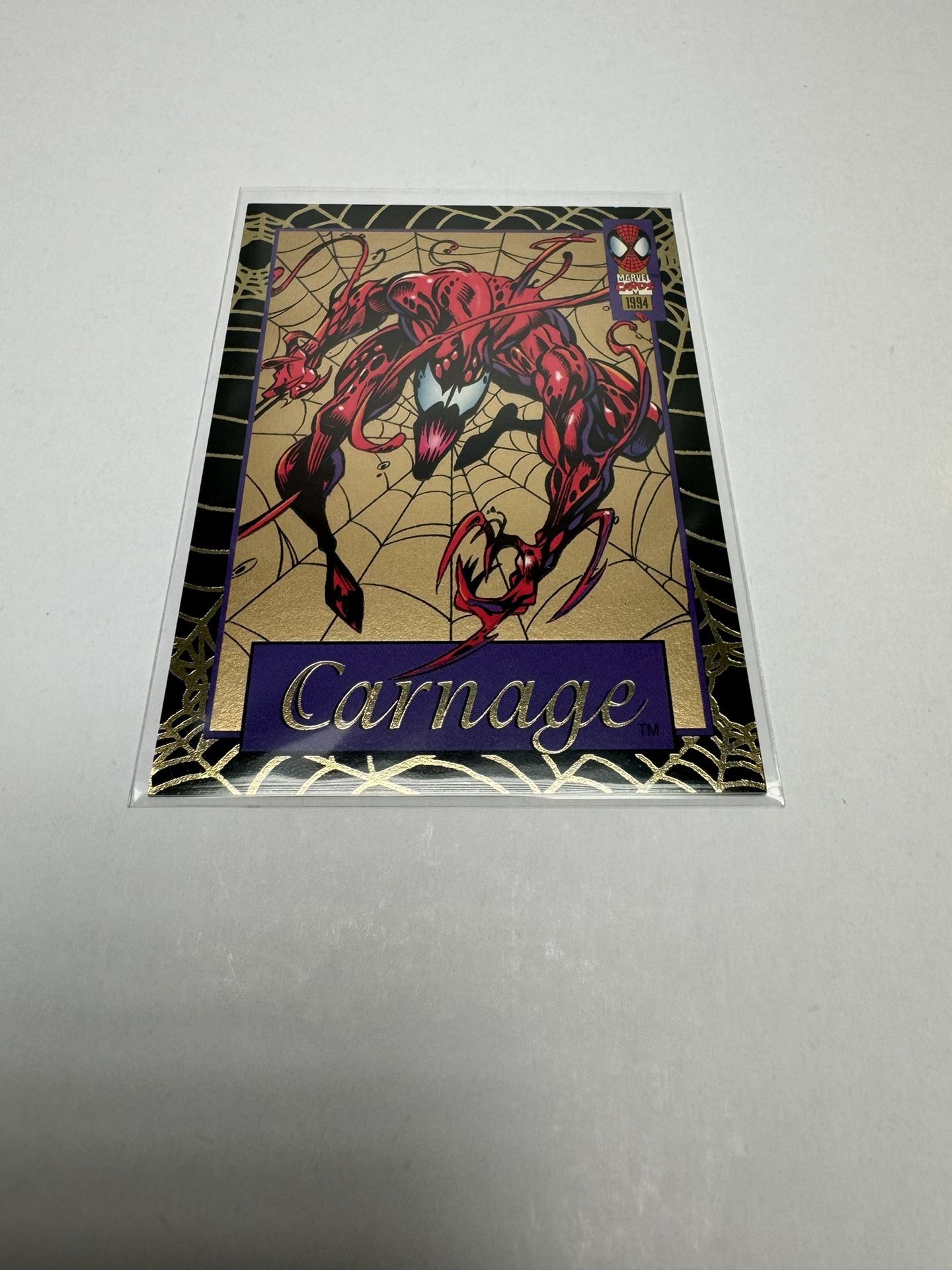 Vintage Carnage 6 Of 6 Gold Web Card