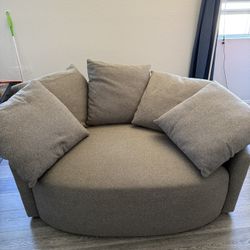 Oversized Swivel Chaise Couch