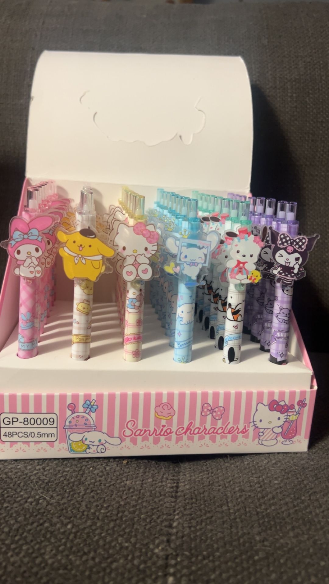 kuromi hello kitty and friends pens
