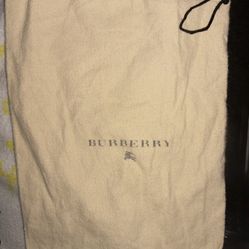 Burberry dust bag