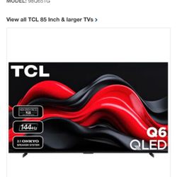 105 Inch Smart Tv With Remote 