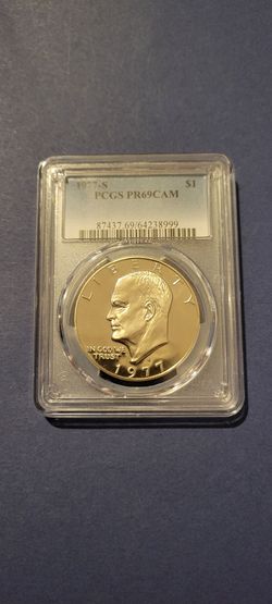 1977-S Eisenhower Dollar PCGS PR69CAM