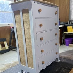Freshly Restored Tall Dresser