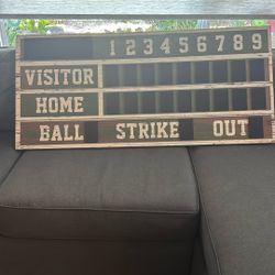 Baseball Decoration