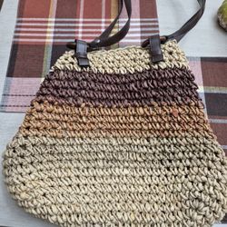 Boho Corn Husk Bag