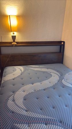 Full mattress , headboard and bace