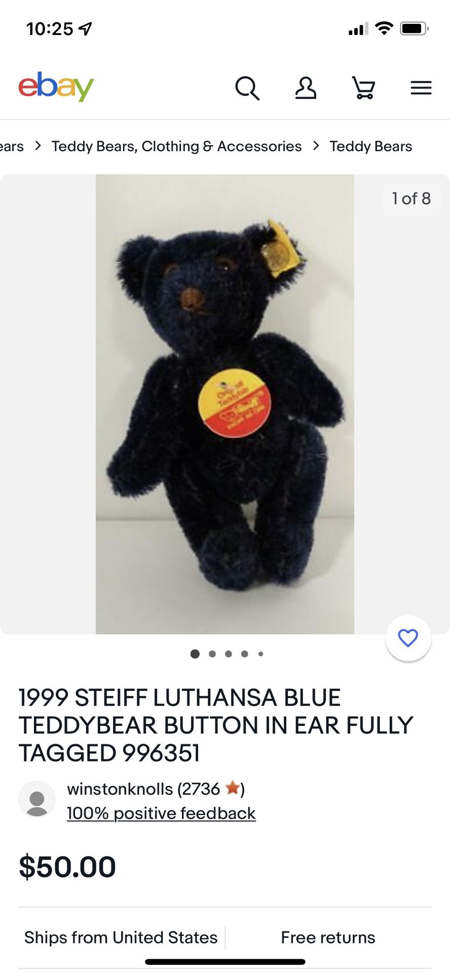 Teddy Bears. Collectors 