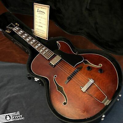 Neat Eastman T49/V Archtop Electric Guitar Antique Classic 2017 w/ OHSC