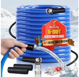25FT Heated Water Hose for RV,Heated Drinking Water Hose.Anti-freezing Temperatu