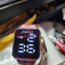 Womens Kids JUSTICE DIGITAL WATCH