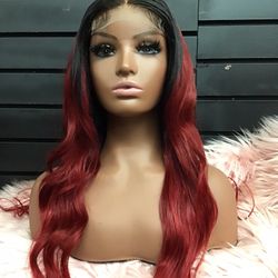 1b Burgundy 4x4 Lace Wig 