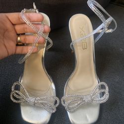 Clear Bow Heels