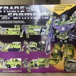 Vintage 1980's Transformers G1 DEVASTATOR Complete In Box