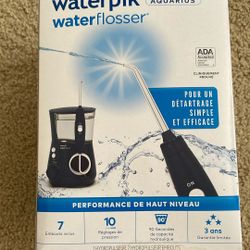 Cash $20 Waterpik Aquarius Blue WP-663 Water Flosser For Teeth Cleaning, Gums, Braces, Electric 10 Settings, 7 Tips