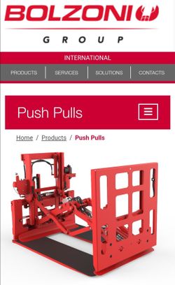 Red Hydraulic Forklift Attachment