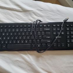 Amazon Basics USB Keyboard Black