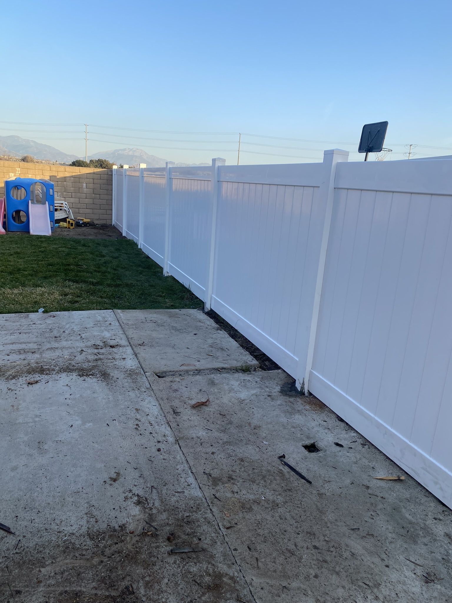 Vinyl Fence