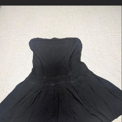 Black Strapless Dress