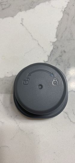 Dark Gray Travel Mug Lid with Lock