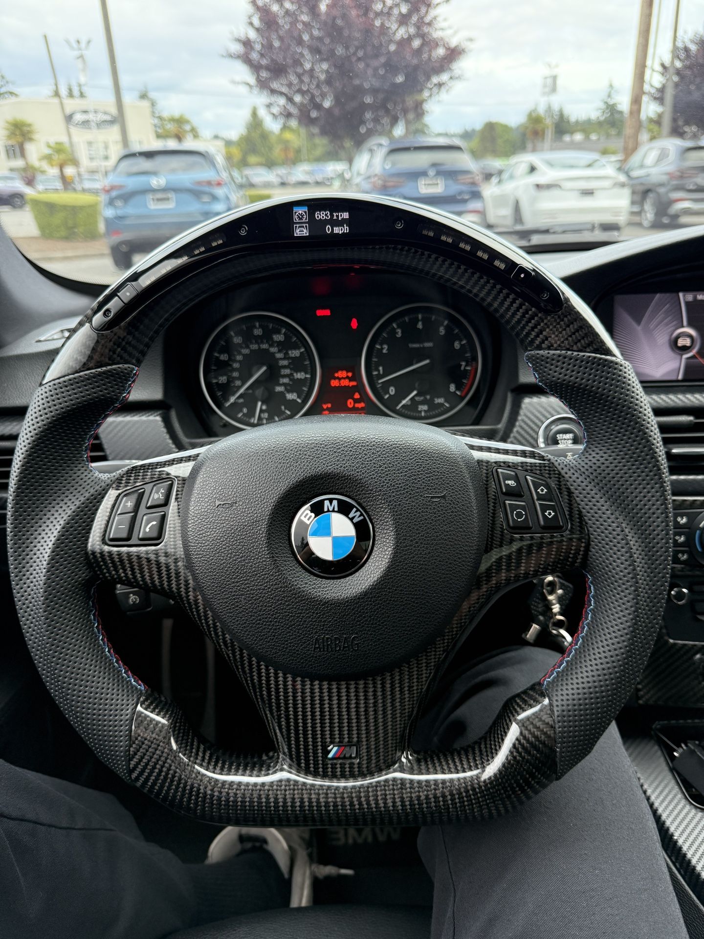 E92 M Sport LED Steering Wheel