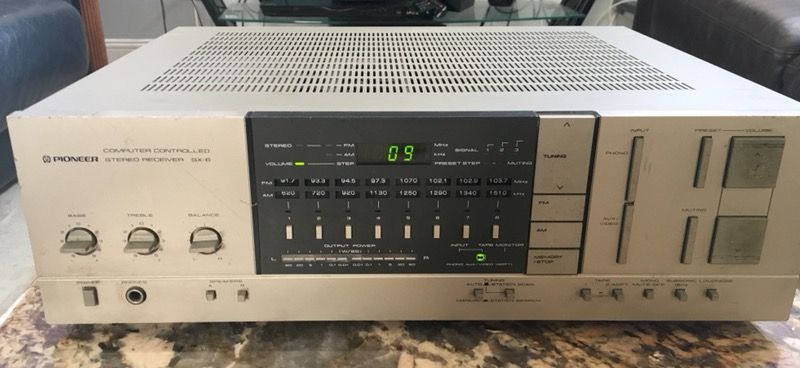 VINTAGE PIONEER SX-6 STEREO RECEIVER COMPUTER CONTROLLED 230 W