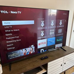 58” TCL Roku Smart TV
