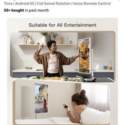 32 ‘’ Portable Tv Android With Wheels 