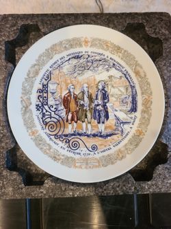 Limoges Marquis de Lafayette Legacy Collection Plates