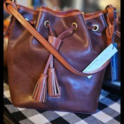 Dooney And Bourke Florentine Tasha Drawstring 