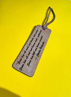 Custom Leather Bookmarks