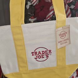 Mini Canvas Tote Bag Traders Joe's 