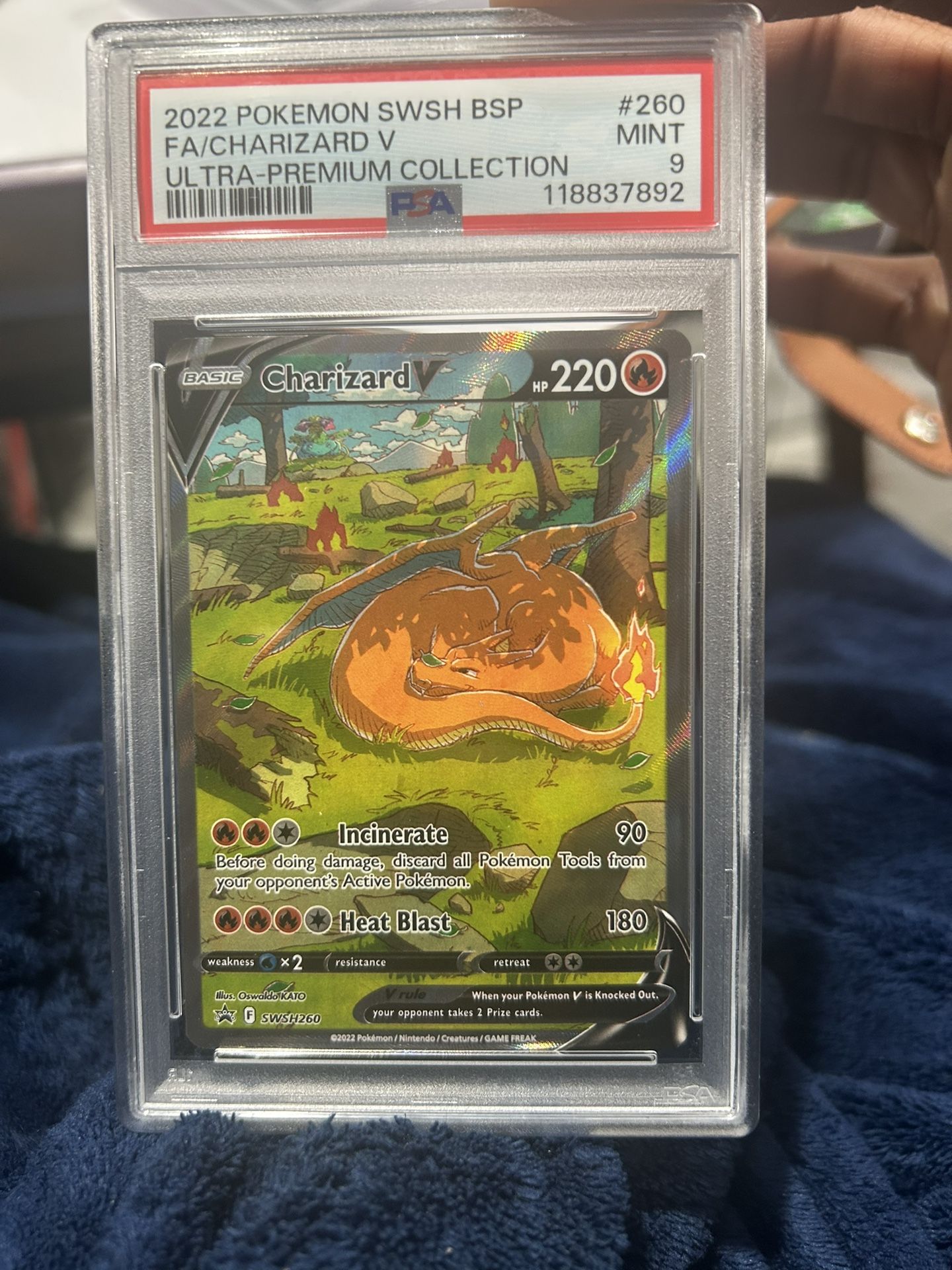 2022 Pokemon swsh bsp fa Charizard psa 9
