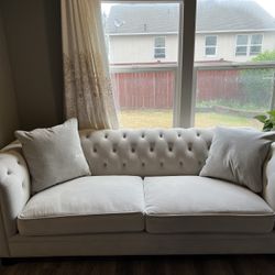 Two Modern Sofas 