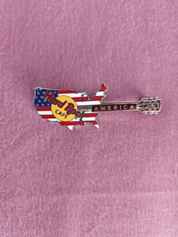 Hard Rock Cafe America Guitar Pin