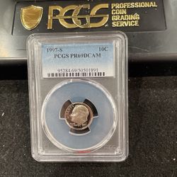1997 S Gem Proof Roosevelt Dime Graded At PR69 With A Deep Cameo C-19
